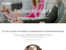 Tablet Screenshot of drgarygruber.com